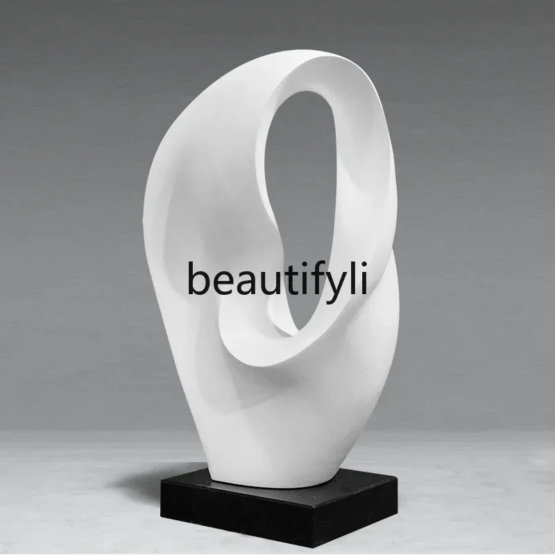 

Hotel clubhouse tabletop ornaments Villa entrance decoration Abstract fiberglass sculpture artwork