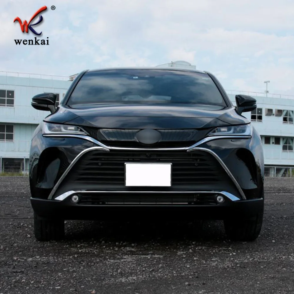 

Auto Front Center Bumper Molding Grill Cover Trim Garnish Stripes For Toyota Venza / Harrier 2021 - 2024 Exterior Accessories