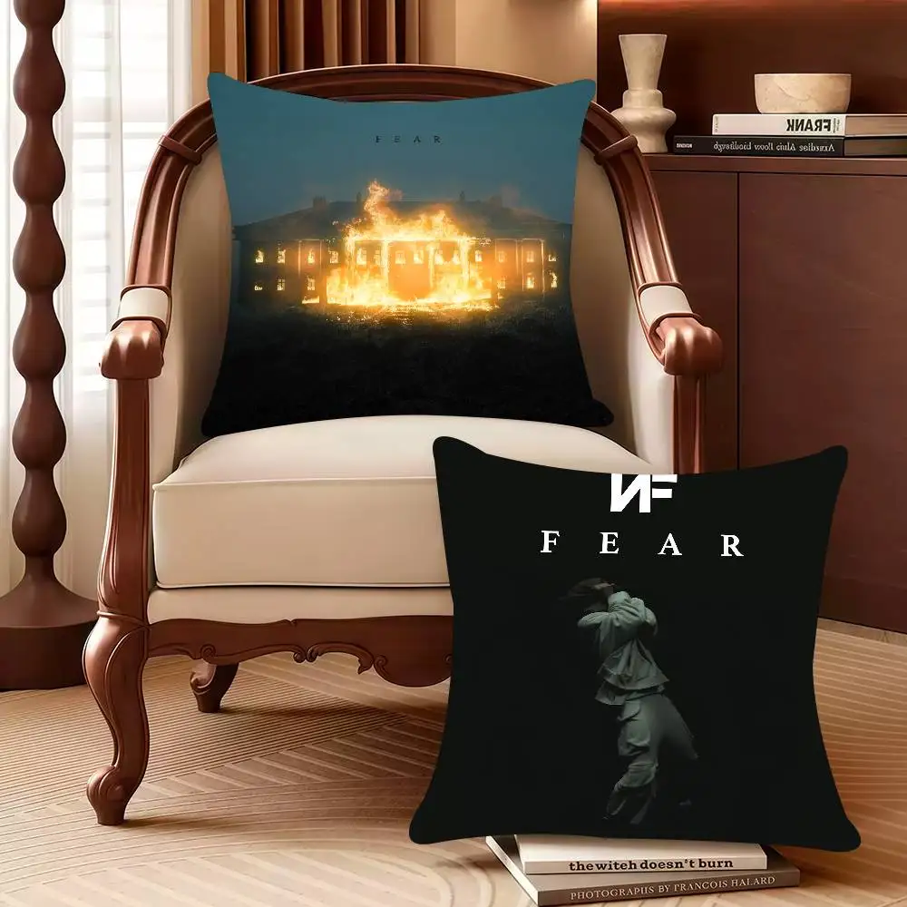 

FEAR N-NF Rapper Pillow Case Decor Protective Covers Comfortable soft for Sofa Living Room Home office
