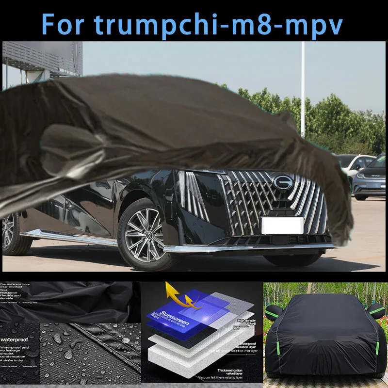 

For trumpchi-m8-mpv Outdoor Protection Full Car Covers Snow Cover Sunshade Waterproof Dustproof Exterior Car accessories