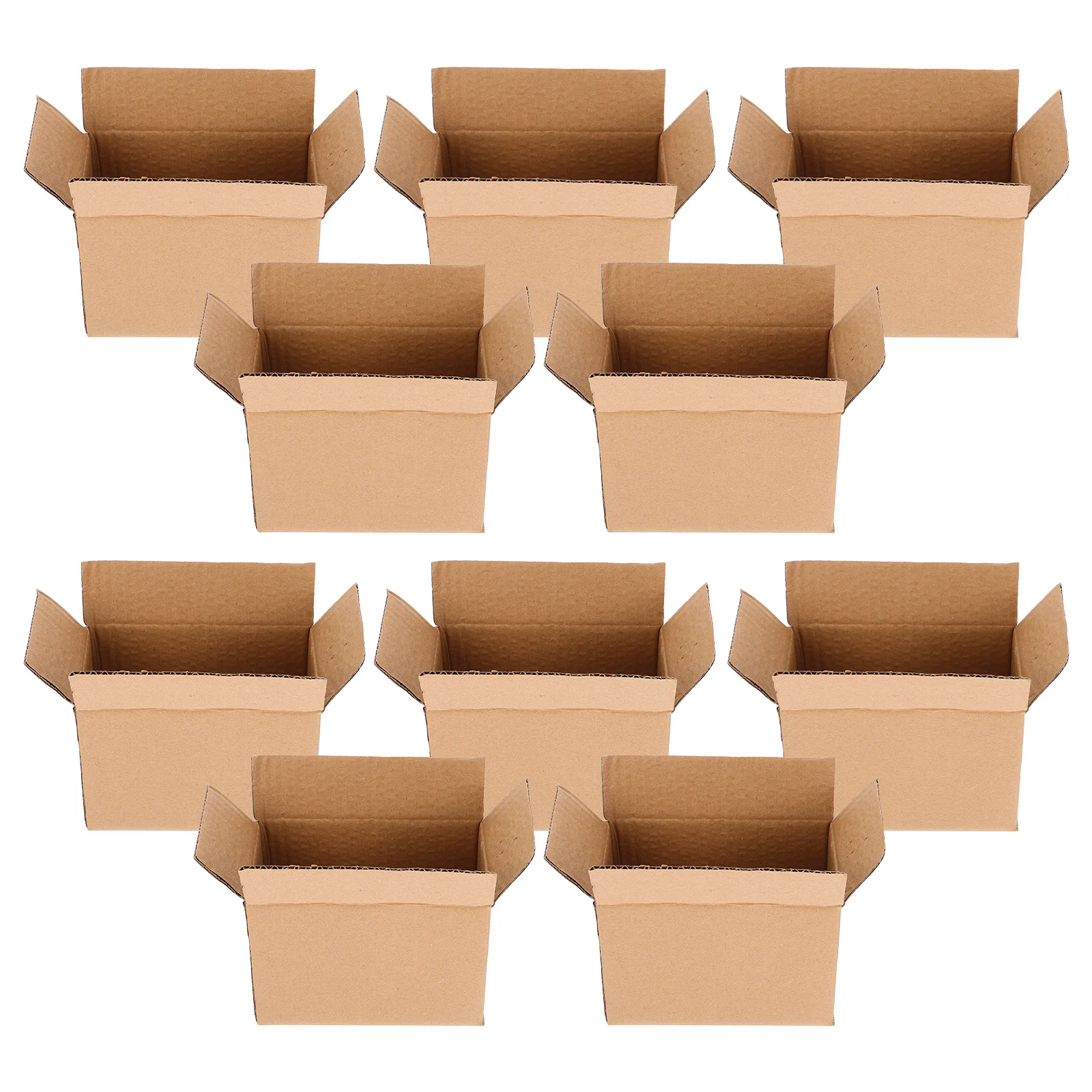 10pcs Box Small Shipping Moving Packaging Reusable Corrugated Shipping Corrugated Packaging Boxes Boxes Safe