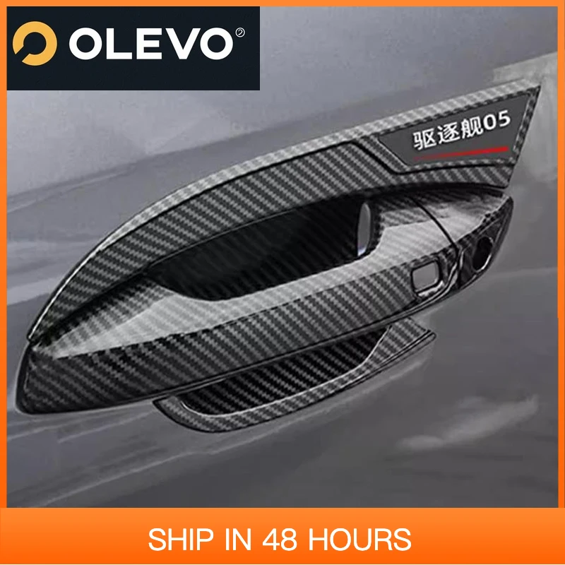 

Новинка для BYD KING Destroyer 05, наклейки на внешнюю ручку двери автомобиля, пластиковые защитные наклейки на дверную чашу, украшение, внешние аксессуары