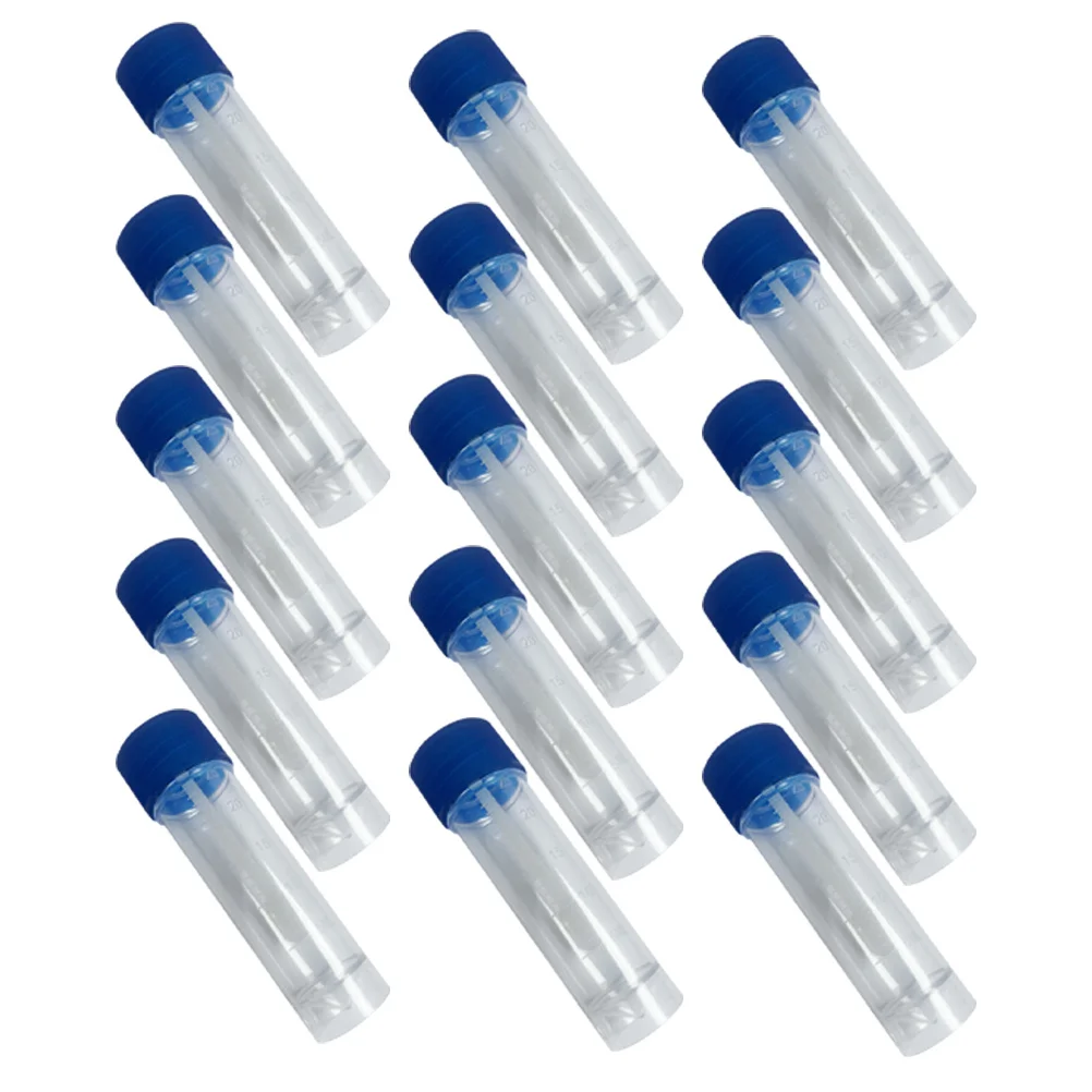 

50Pcs Specimen Cups Premium Plastic Urine Containers Leak Proof Spiral Cap for Pathology Histology Cytology Sample Preparation