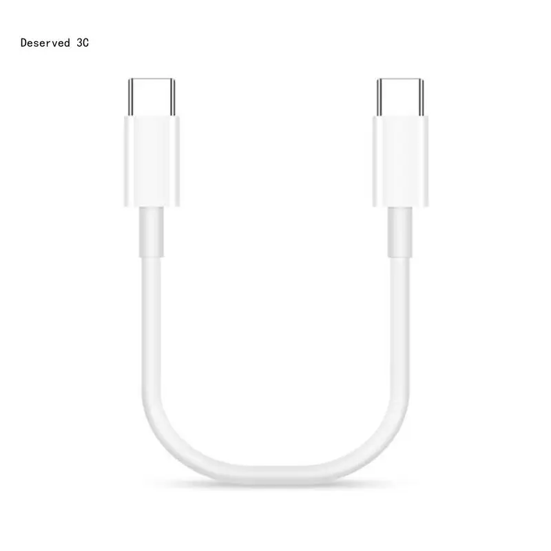 USB C to USB C Data Cable Fast Charging Line Short 20CM 60W for iphone 15 cellphone tablets