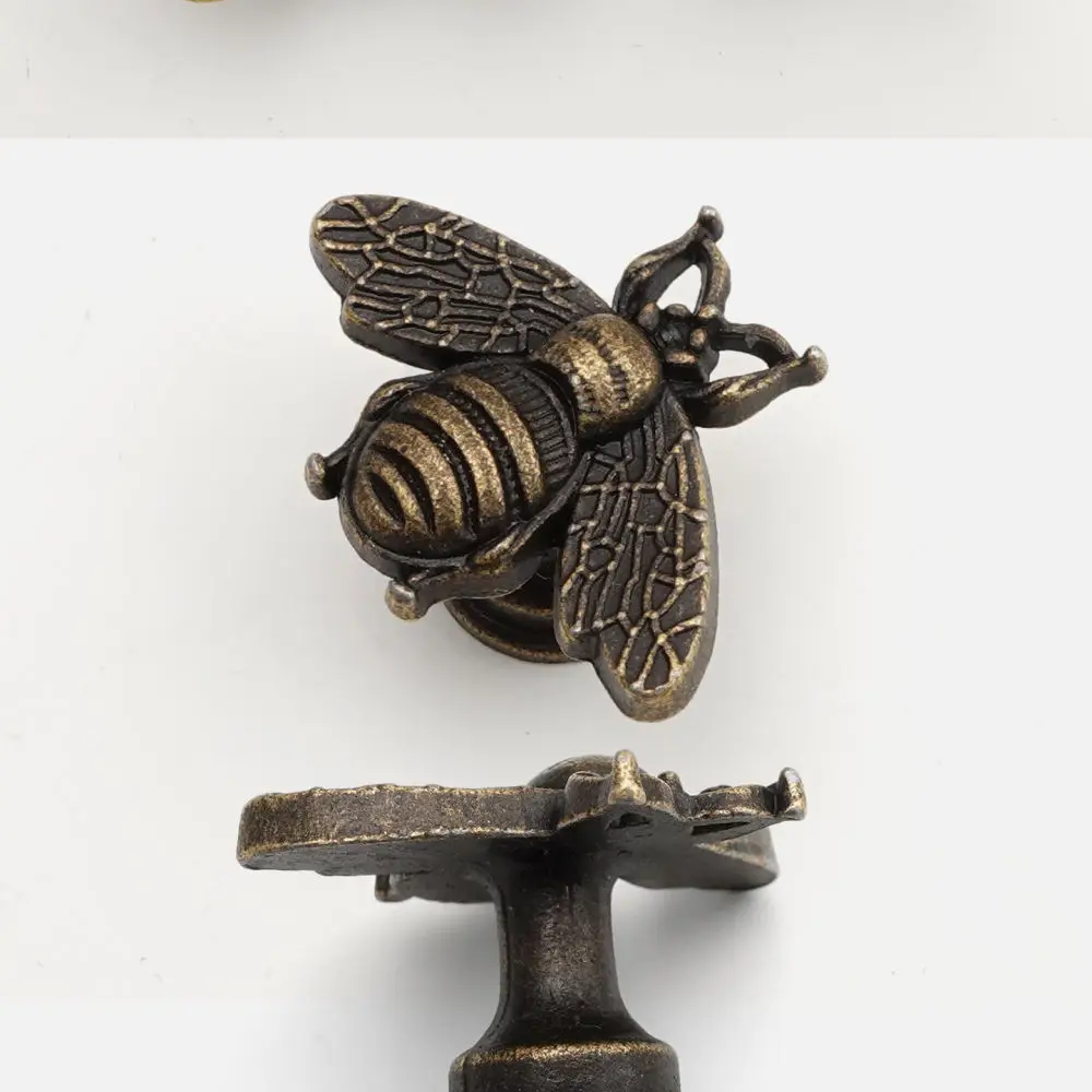 Small Animal Style Cabinet Knob Zinc Alloy Antique Door Handle Creative Furniture Pull For Dresser Drawer Bedside Cabinet