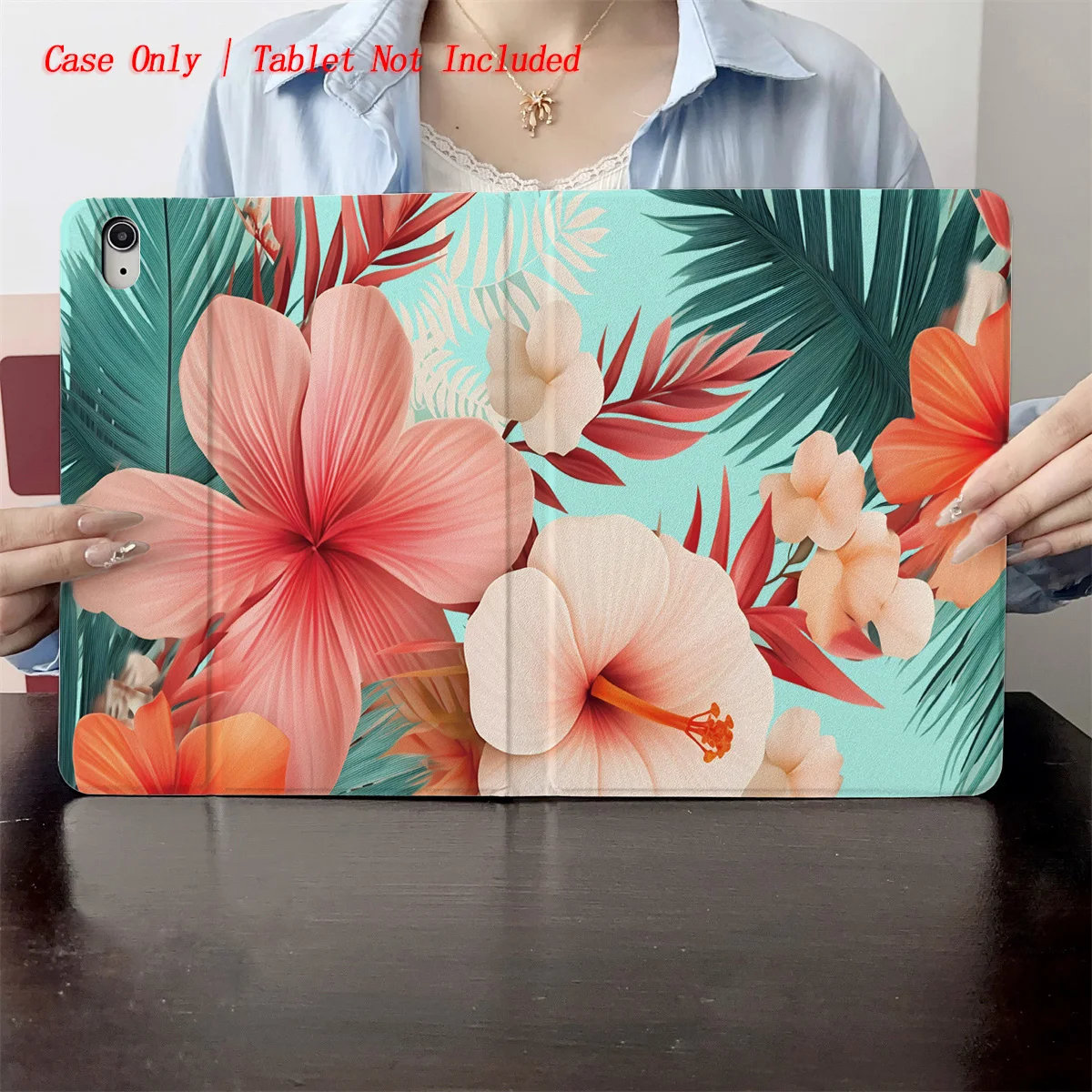 

Мягкий чехол для iPad с натуральным цветочным кластером + зелеными листьями для Apple iPad 9/10 поколения Air 3 Pro 12,9 Mini 6, противоударный чехол