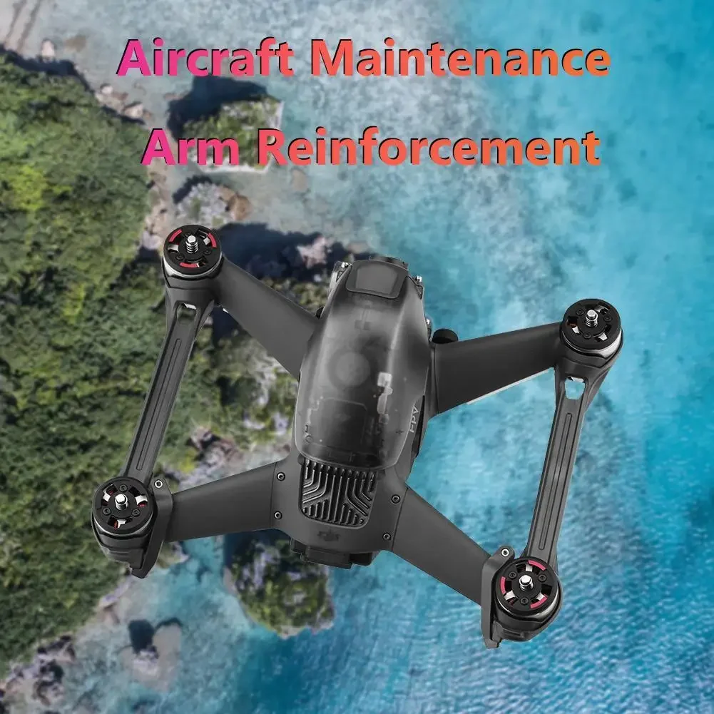 Drone Maintenance Arm Reinforcement Arm Bracers for DJI FPV Combo Enhancement Repair Replacement Accessory