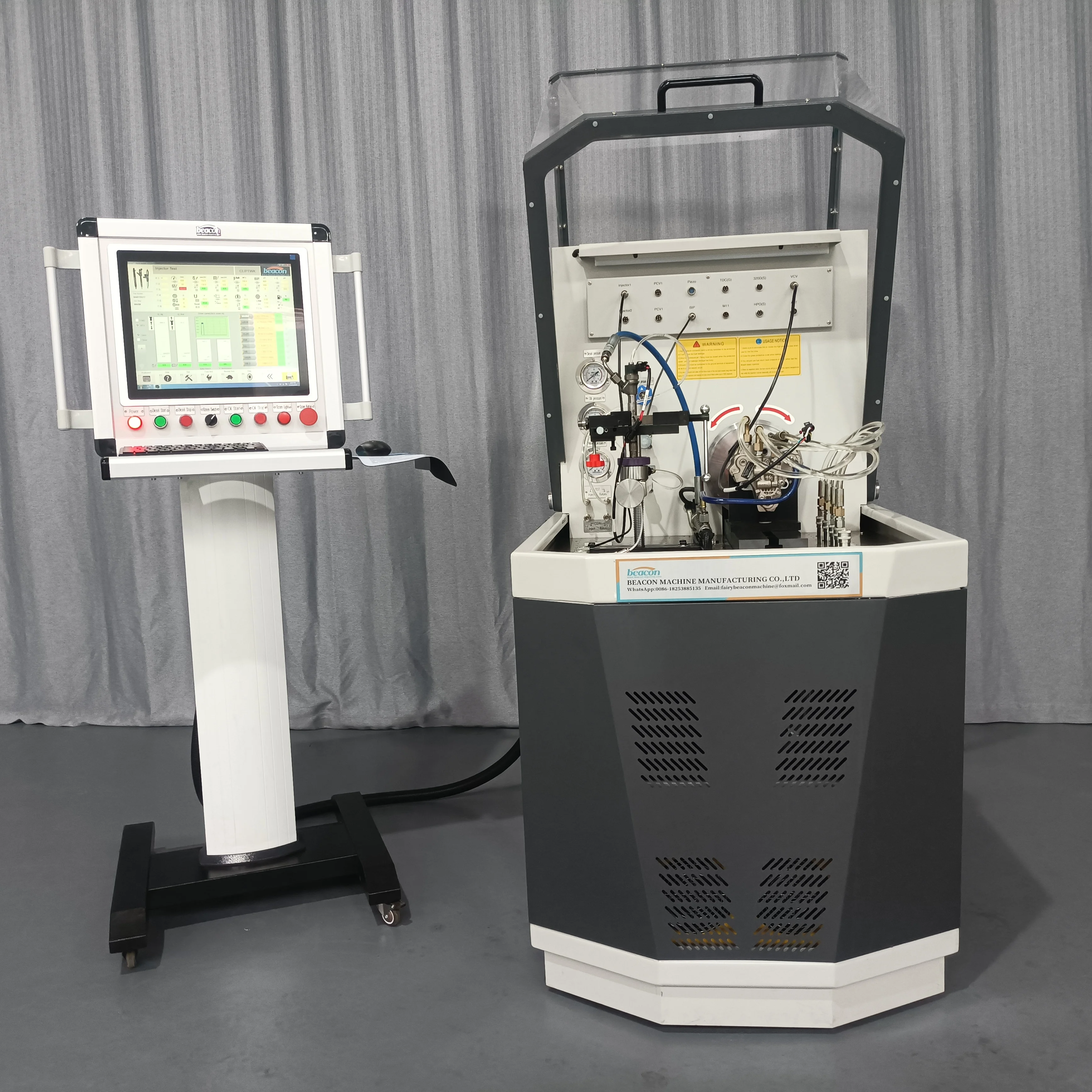 Multifunctional Machine Bc808 Implement All Coding Functions Diesel Fuel Injector Pump Flow Test Bench