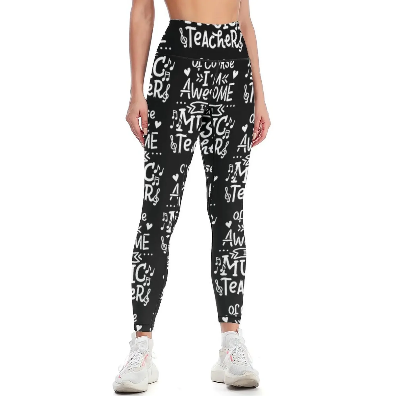 

Music Teacher Leggings Fitness clothing leggins push up woman Women's push up Sports pants woman Womens Leggings