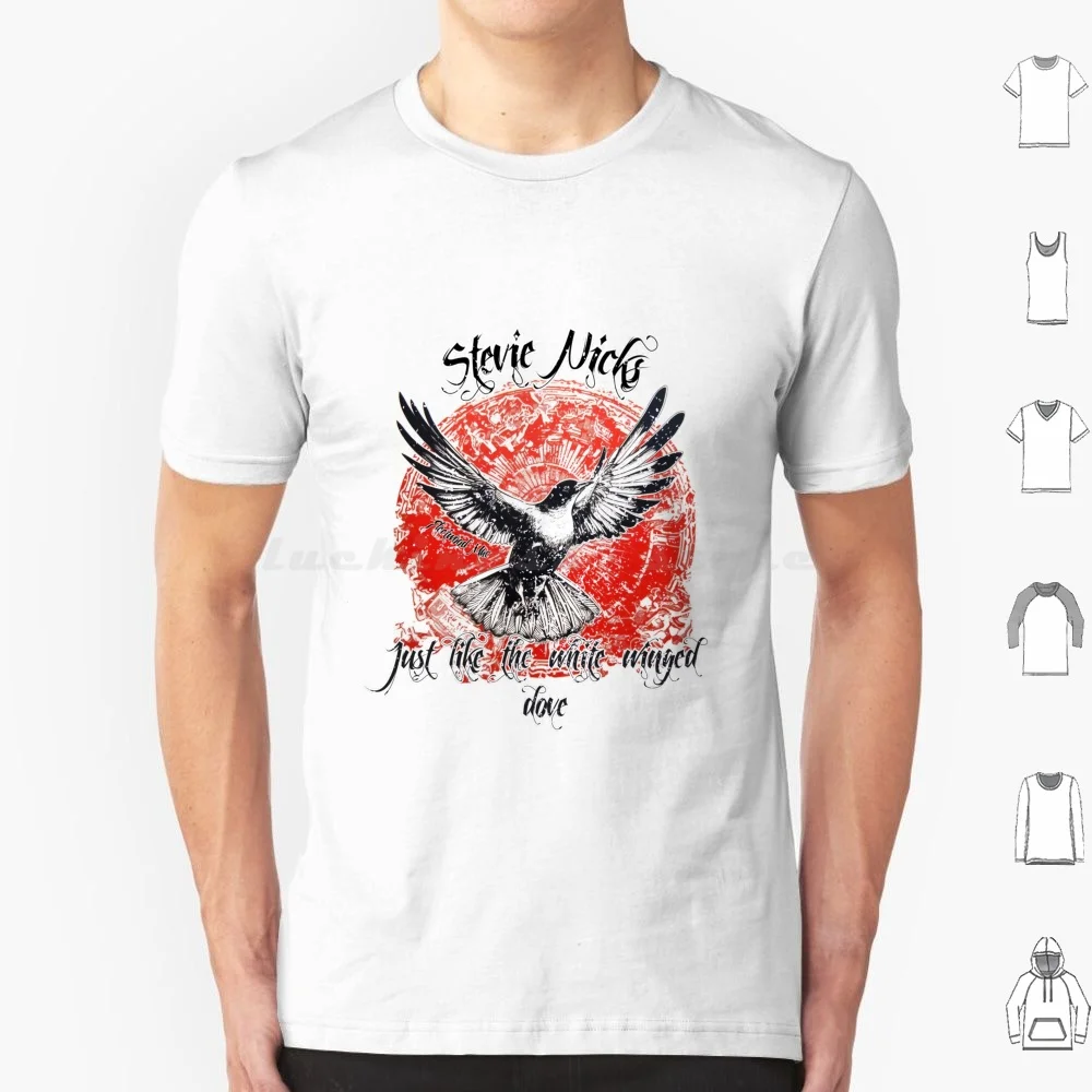 White Winged Dove Stevie Nicks Inspired Design T Shirt Big Size 100% Cotton Of Seventeen The Of Seventeen Hailee Steinfeld