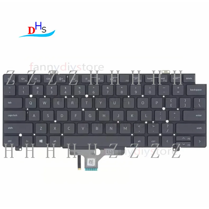 

Z 0MV4X8 For Dell Latitude 5420 5430 7420 7520 Laptop US Keyboard Backlit MV4X8
