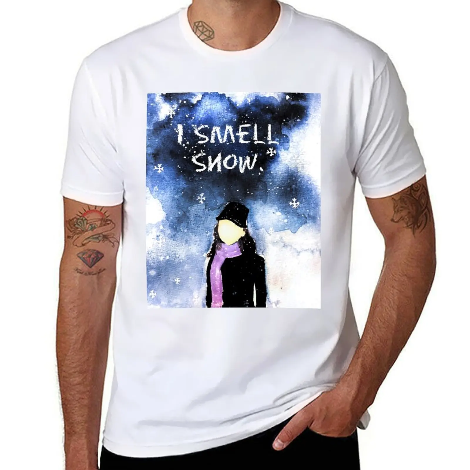 

Lorelai Gilmore - I smell snow T-Shirt cotton t shirt man anime t shirts for man T-Shirt