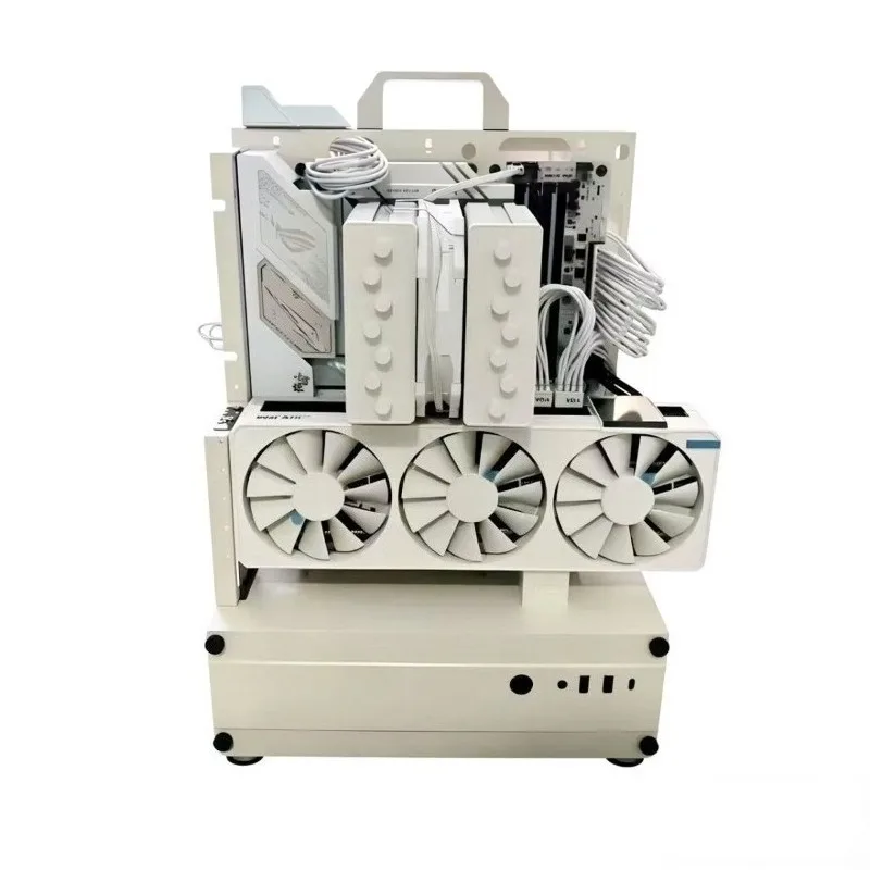 Open chassis 240/360 water-cooled air-cooled ATX/matx rack graphics card vertical computer host small chassis