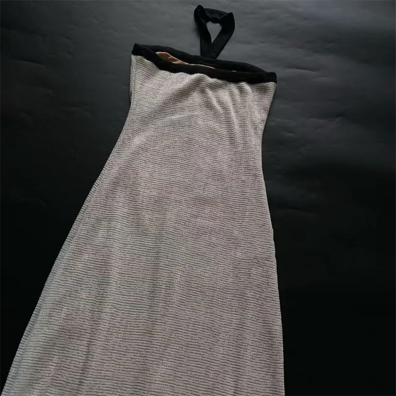 Picture 5: women's casual dresses New elastic slim fit sleeveless long dress for autumn 2026 Sexy backless hip hugging dress party dresses