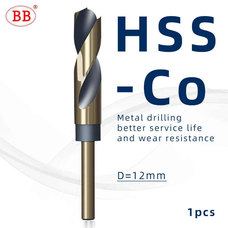 Bb Spiralbohrer 1/2 Zoll hss m2 m35 Kobalt Metall Stahl Loch herstellung Werkzeug CNC Bohren 12mm Schaft 12 ~ 35mm