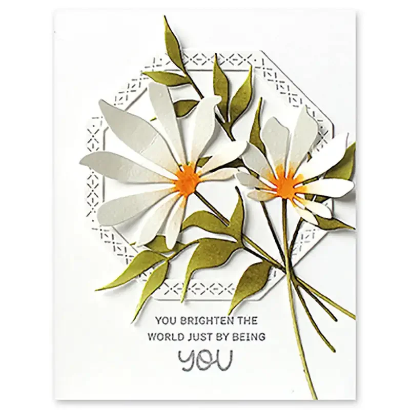 يموت الطبقات بلوم المعادن قطع يموت DIY بها بنفسك خردة حجز الحرف يموت قطع الإستنسل صانع ألبوم صور قالب اليدوية 2025 #3