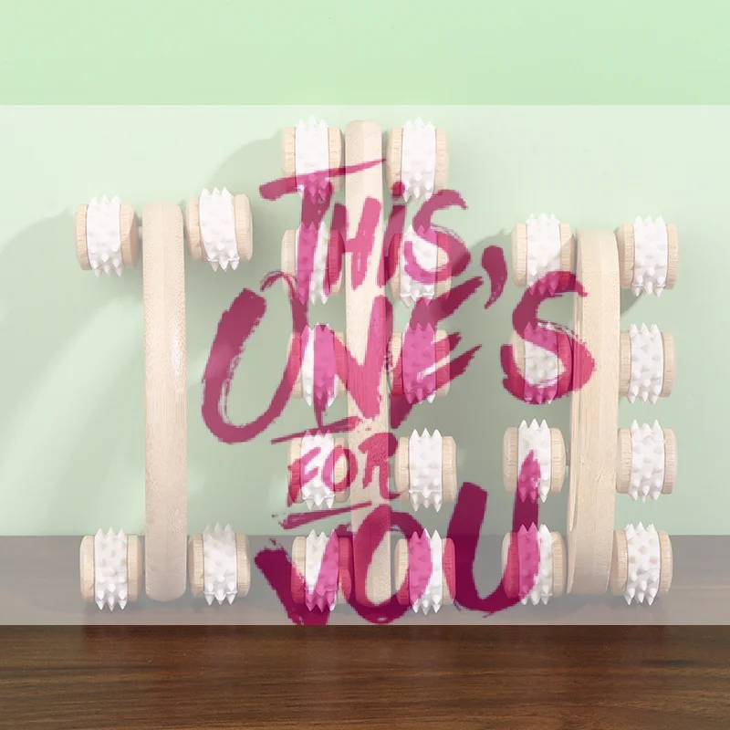 

Деревянный массажер-ролик для шеи, спины и талии, инструмент для глубокого массажа мышц шеи, ног и спины, расслабляющий массаж тела.