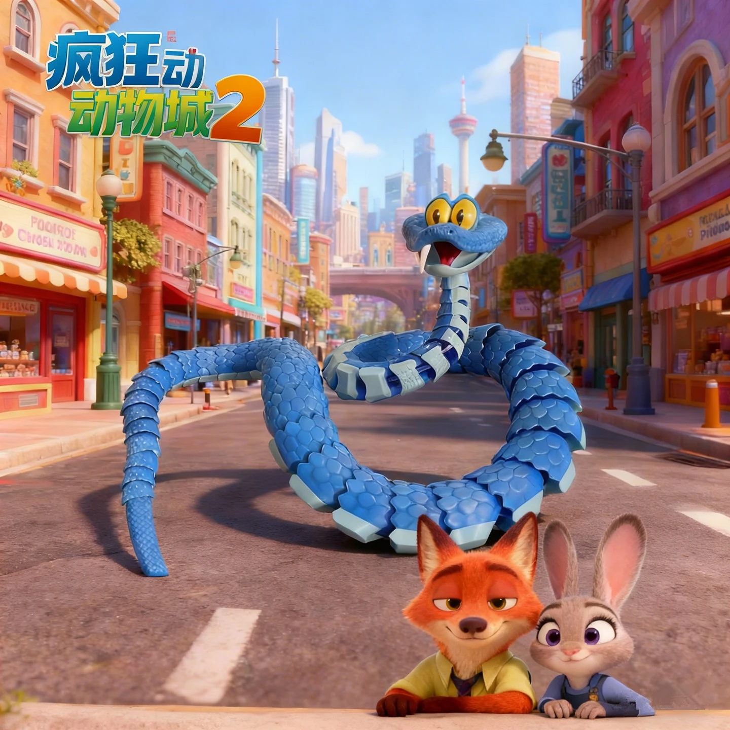 Gary the Snake 3D Printed Articulated Model Toy Movable Joints for Gift Animal City Collectible Figure