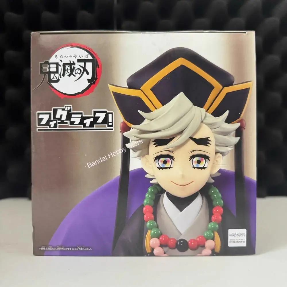 In Stock Bandai Original Genuine Banpresto Demon Slayer: Kimetsu No Yaiba Douma FigLife 14cm Collections Model Toy Figures Gift - view 6