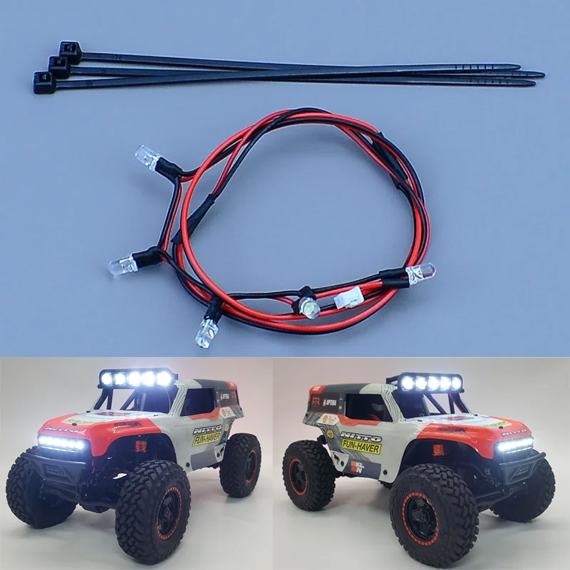 Светодиодный прожектор на крыше для 1/18 HPI Venture 18 Flux U4 4400, радиоуправляемая модель автомобиля с дистанционным управлением Светодиодный прожектор на крыше для 1/18 HPI Venture 18 Flux U4 4400, радиоуправляемая модель автомобиля с дистанционным управлением