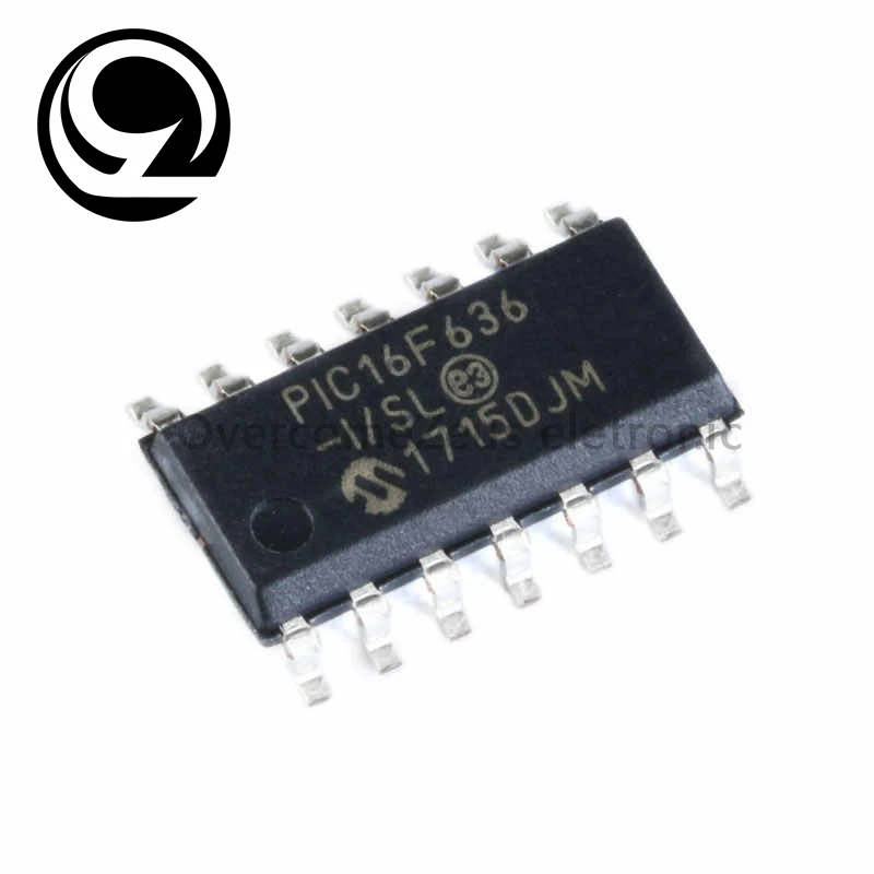 

Original genuine SMD PIC16F636-I/SL SOIC-14 microcontroller 8-bit chip