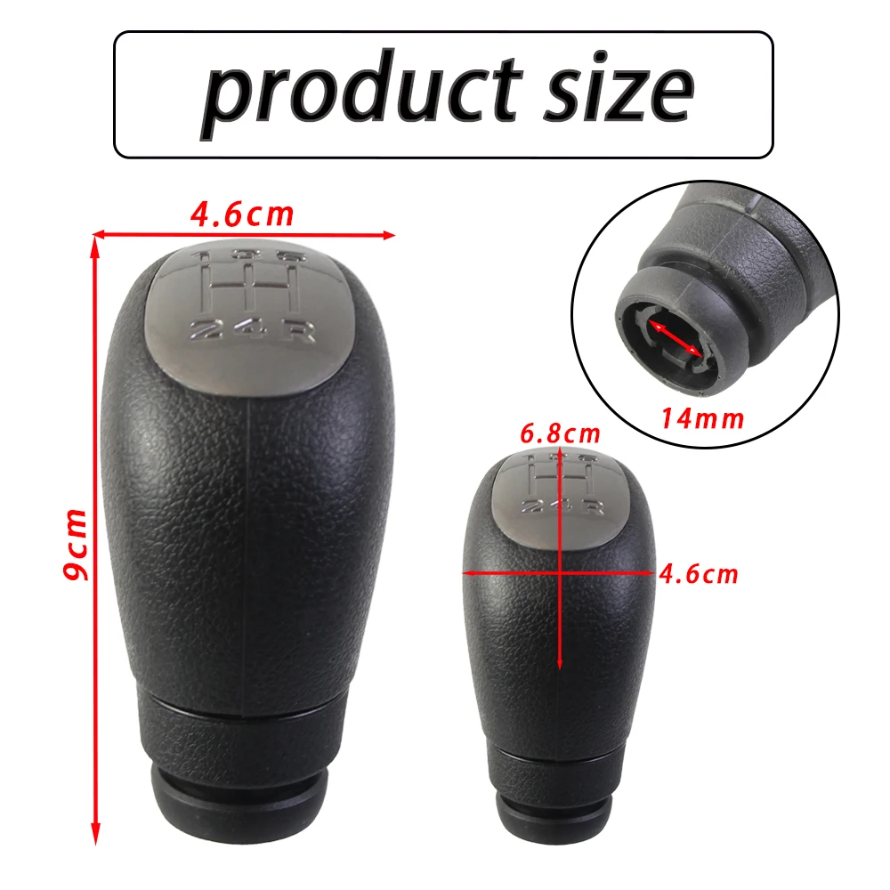 

5 Speed Transmission Shift Knob Gear Shift Knob Manual Shift Knob Gear Shift Knob Leather Cover Ergonomic Shape