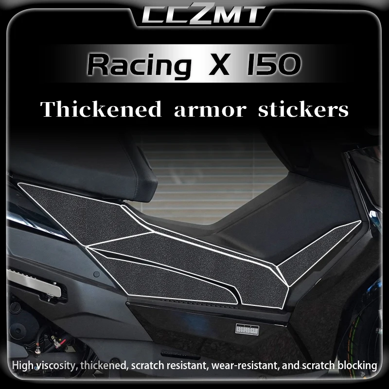 

For KYMCO Racing X 150 Long March version thickened armor sticker anti-wear body protection sticker modification accessories