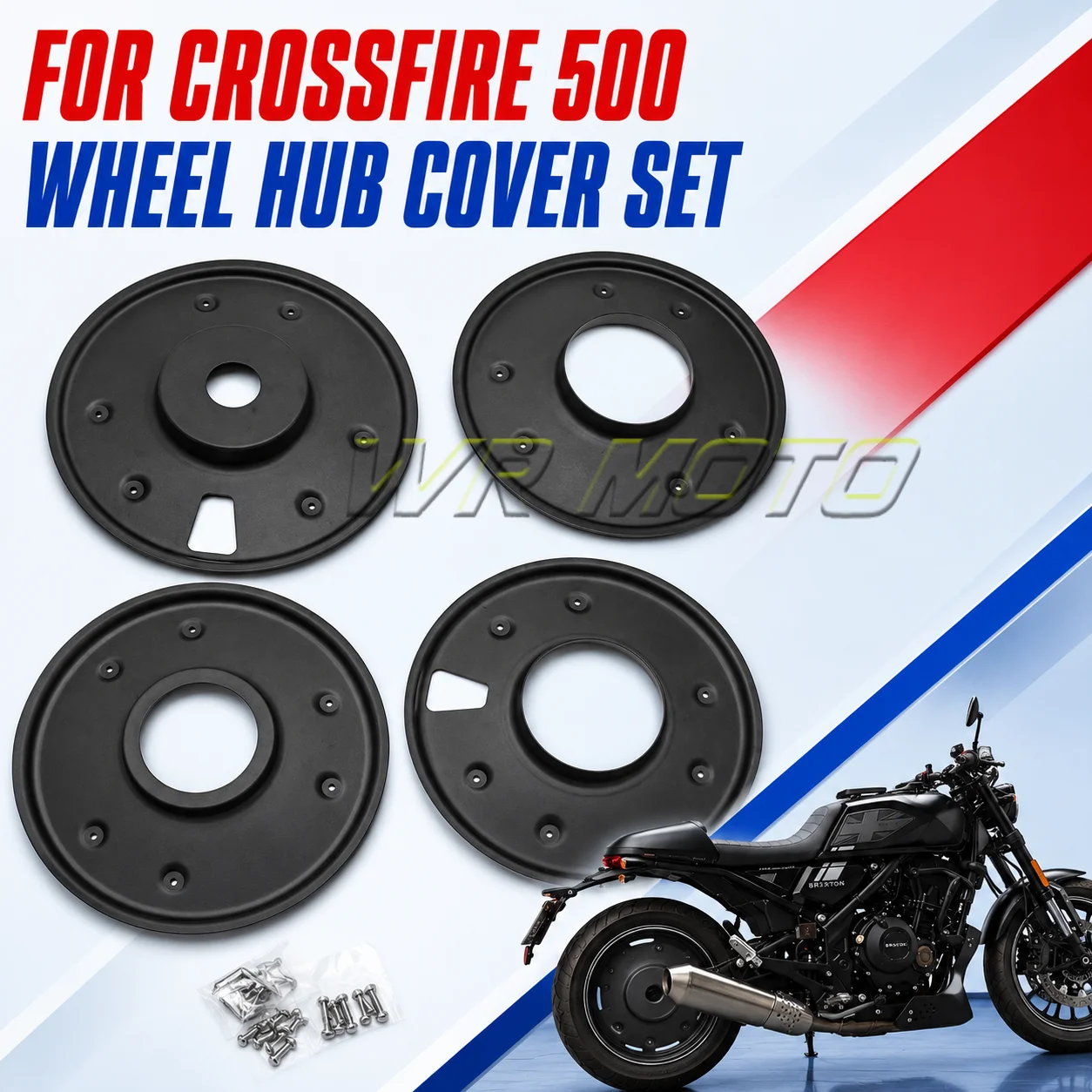 Modified Full‑Closed Alloy Wheel Rim Retro‑Style For CROSSFIRE 500 Motorcycle Direct‑Fit Whee
