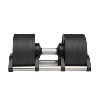 Cast Iron 20kg Dumbbell Nuobell 4kg Weight Increments Adjustable Dumbbell
