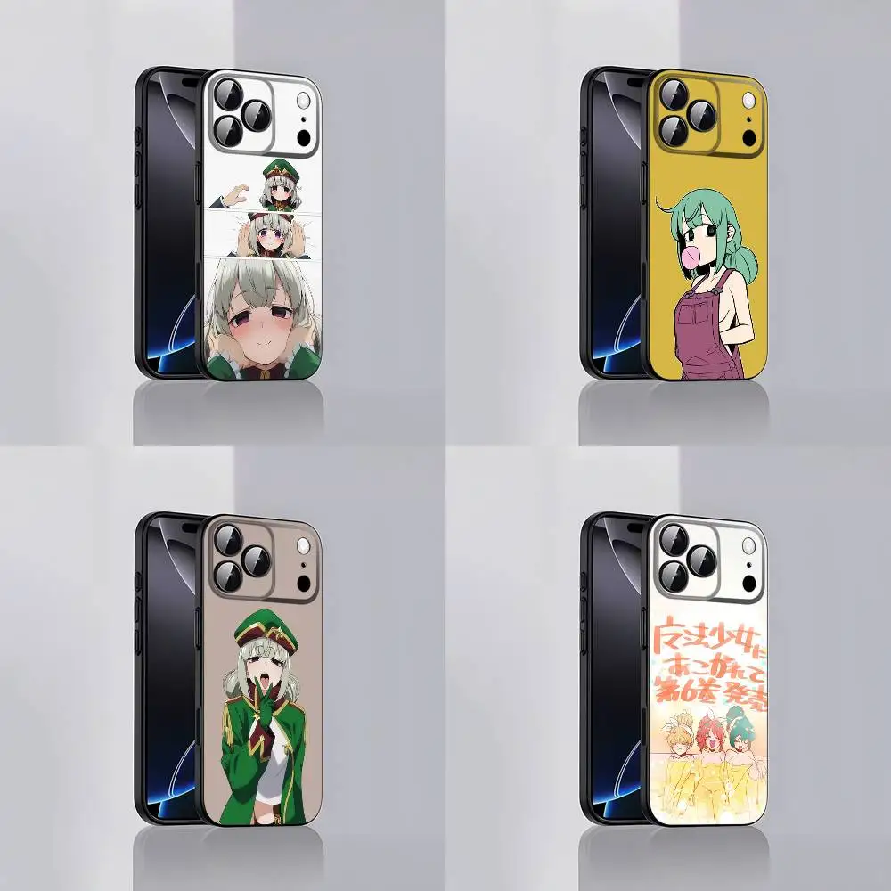 

G-Gushing Over Magical Girls Kiwi Araga Phone Case For iPhone 17,16,15,14,13,12,Pro,Max,Plus,E,SE4,Air,Mini Black Soft Cover