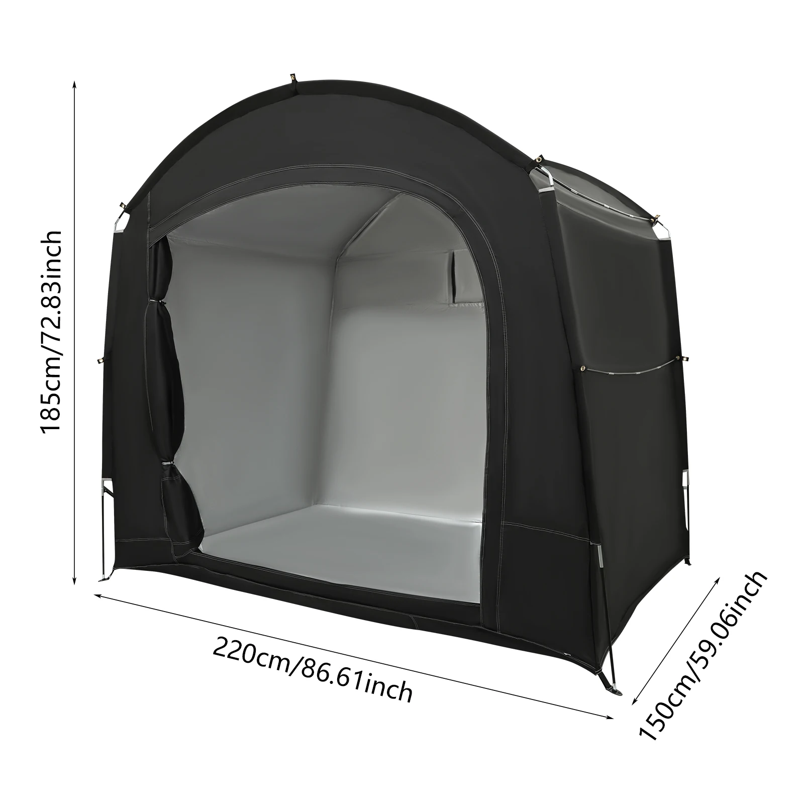 Portable Bike Storage Shed 6