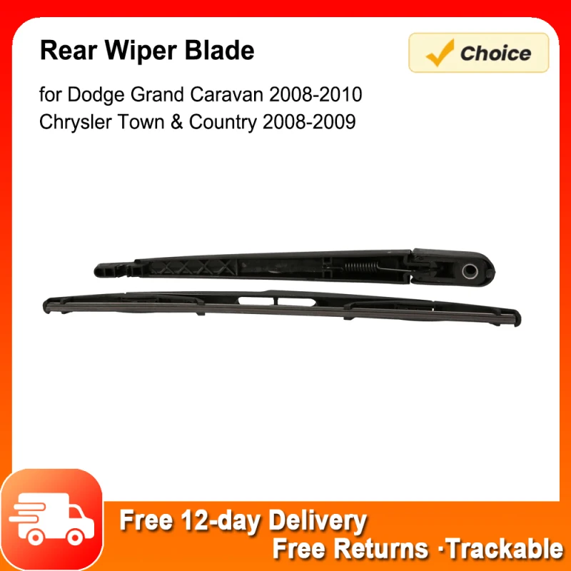

Rear Wiper Arm and Blade Replacement for Dodge Grand Caravan 2008-2010 Chrysler Town & Country 2008-2009 Rear Wiper Arm