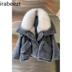 Grey Cotton-padded Clothes Autumn and Winter New Hot Sale Popular High-grade Light Mature Thick Coat Jackets for Women