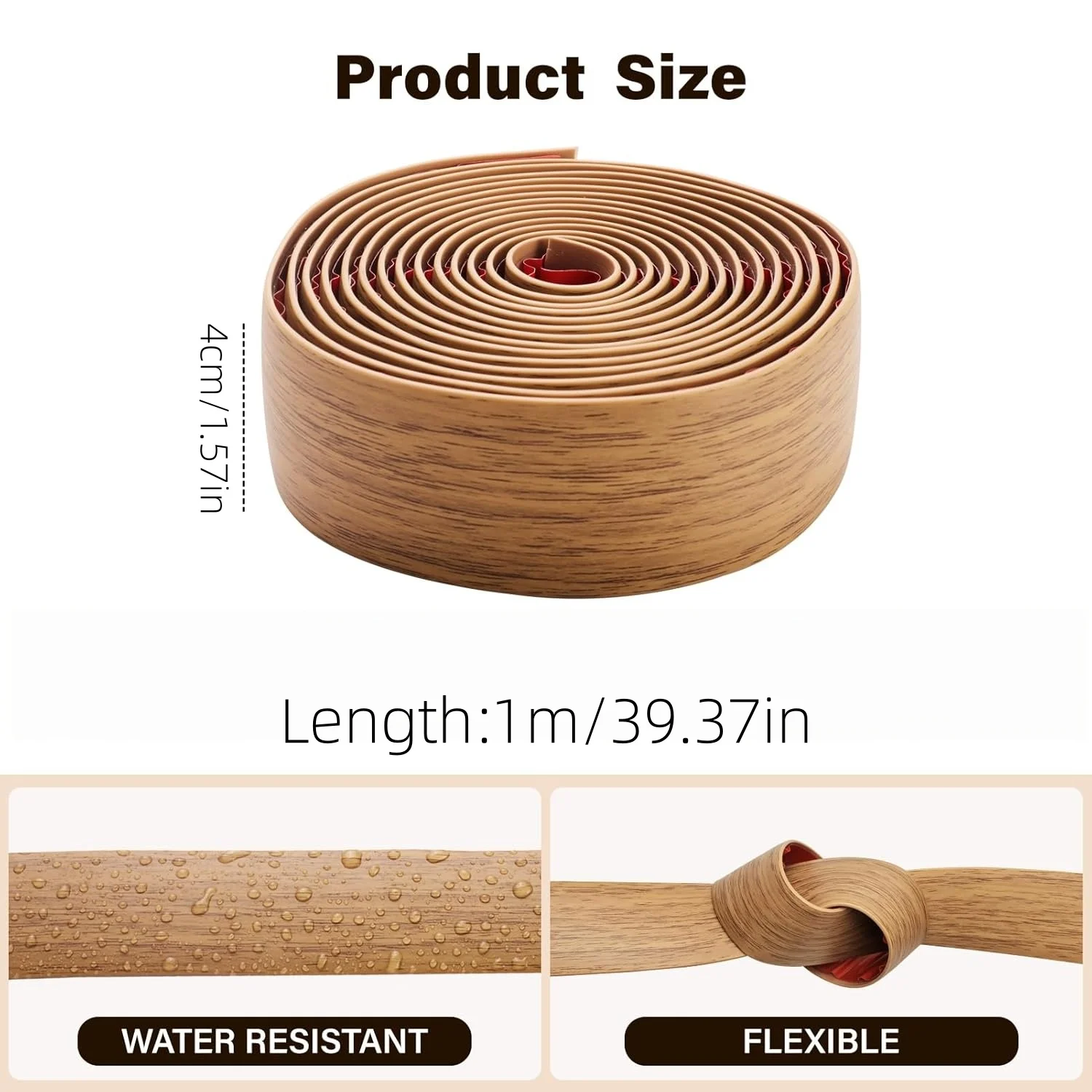 Self Adhesive Floor Transition Strips Pressed Door Threshold Seam Strip Floor Gap Pressed Line Edge Strip