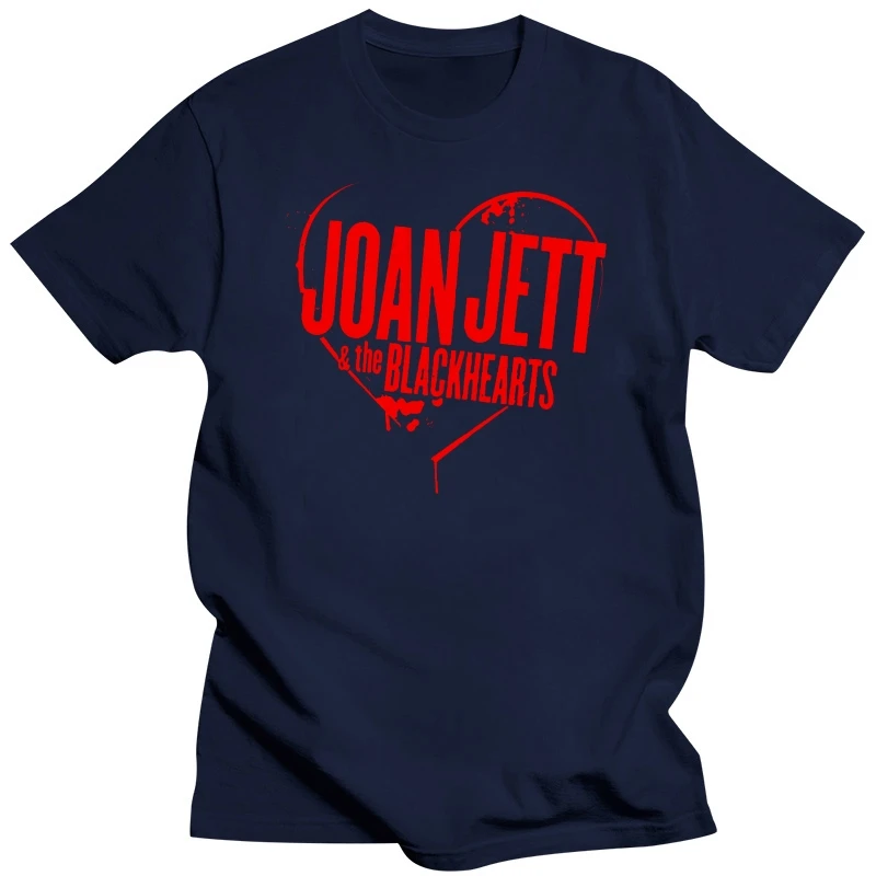 Cotton T Shirt Fashion Men'S Joan Jett The Blackhearts Crimson Clover Song Graphic Tee Shirt