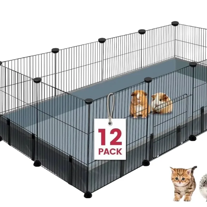Solid Metal Pet Fence for Cats Dogs Hamsters Indoor Cage for Small Medium Dogs Isolation Gate Dog House Protective Fence for