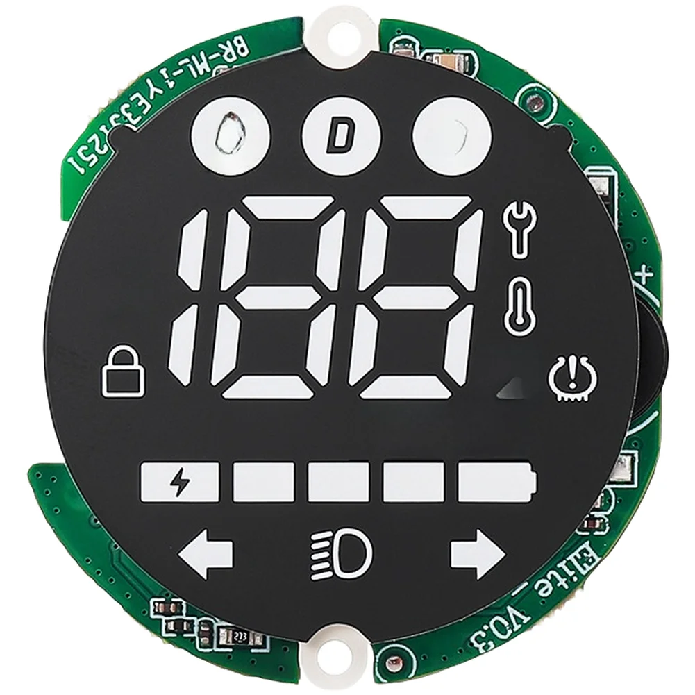 Green Alloy Panel for Xiaomi For Elite Scooter Display - 3.8 x 2.3 cm Dimensions - Lightweight 70g Dual-Format Speed