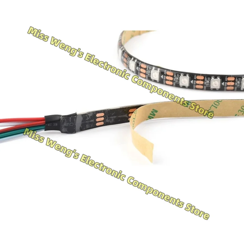 Digital Colorful RGB Light WS2812B LED Strip with Trimmable/Programmable Intelligent Light Waterproof RGB-5050-5V-IP65-60D-1M