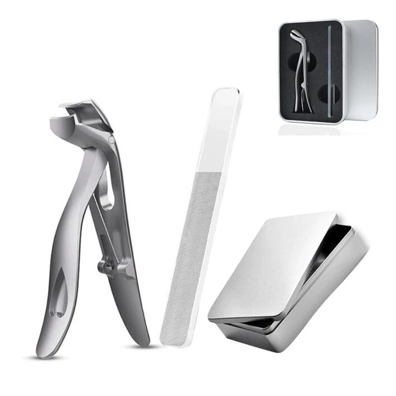 

M4YA Toenail Clippers Angled Head Cutter Large Opening Clippers for Man