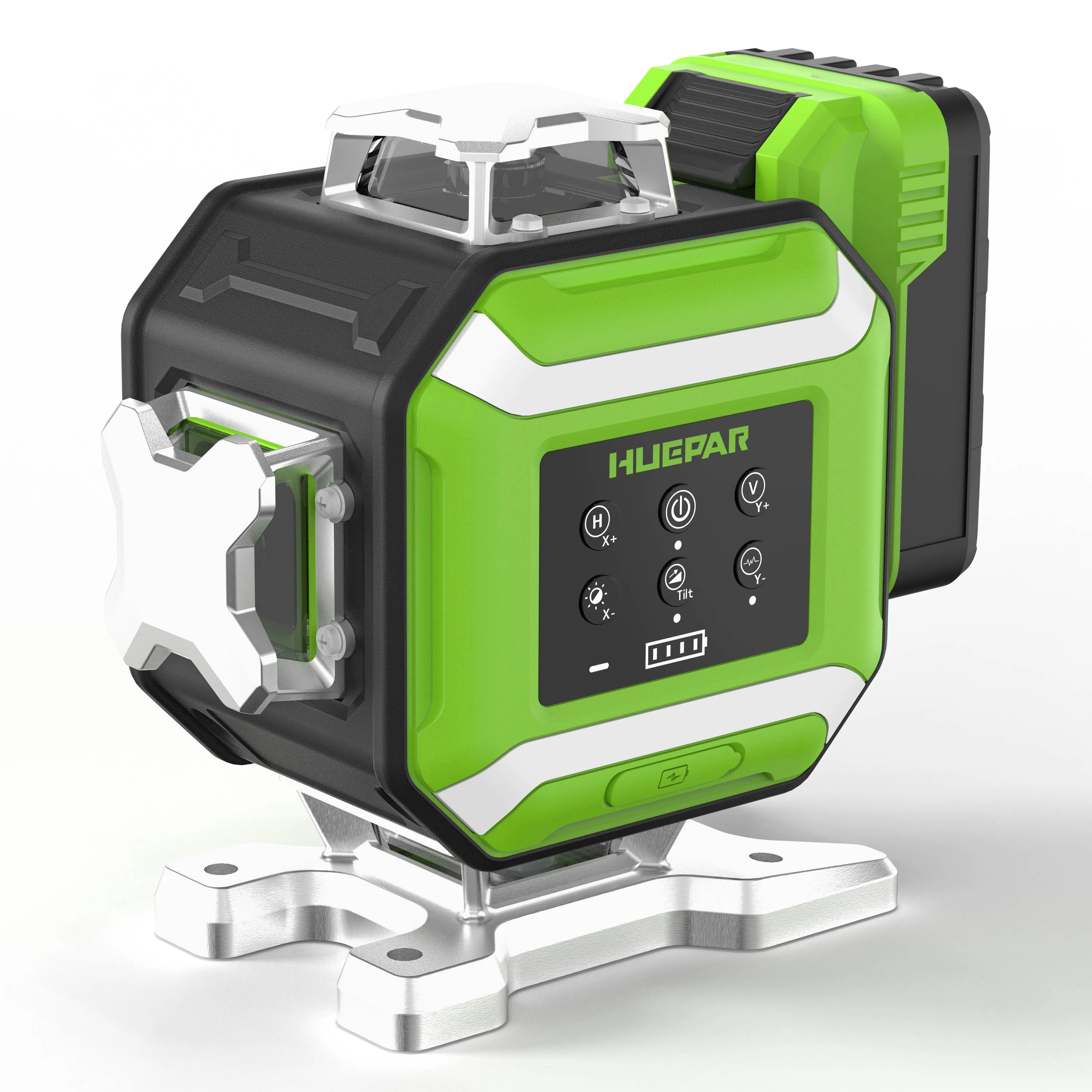 DP04CG-BT 4D 360 Laser Level Electronic Self Leveling Adjust Brightness LED Indicators Kit