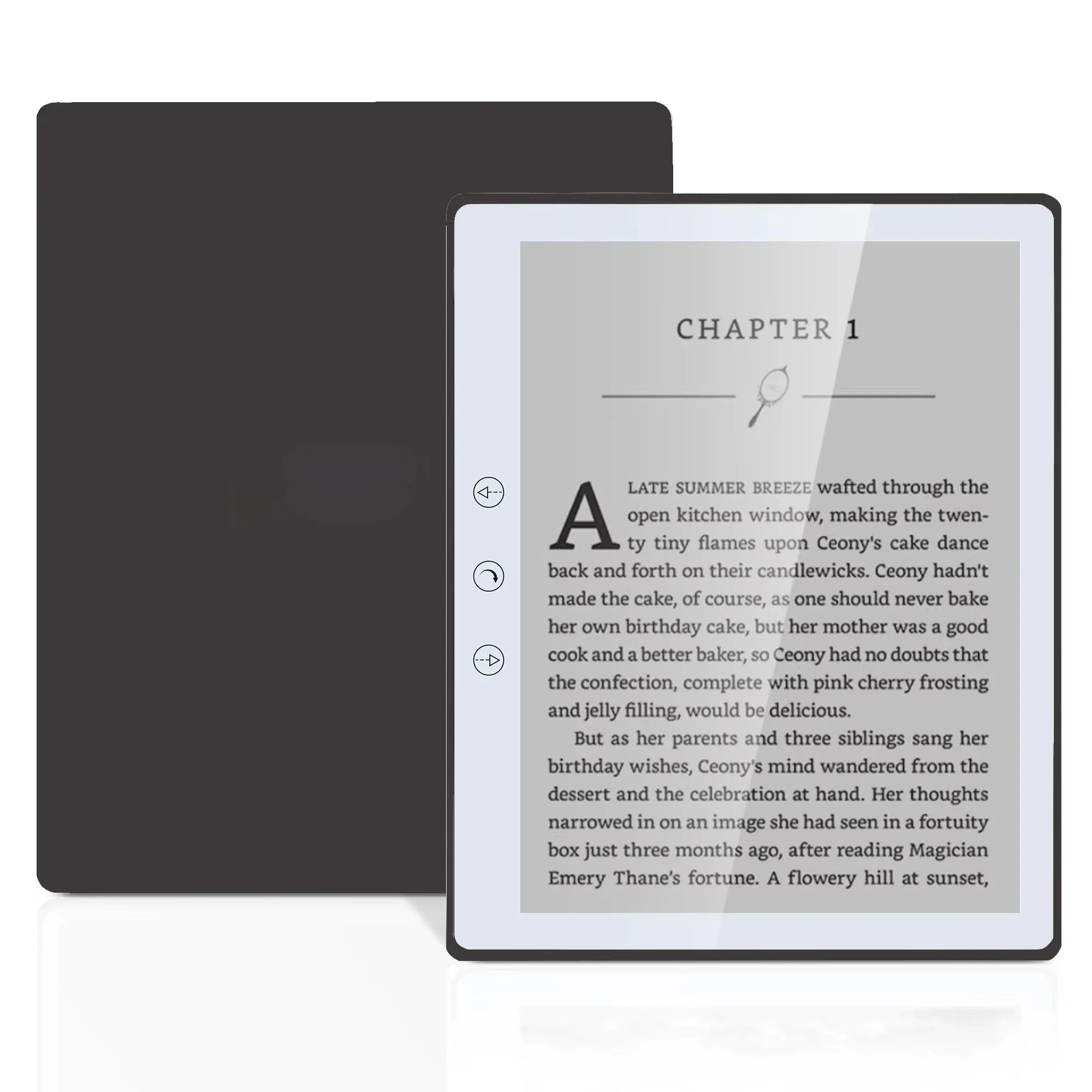 Black 6-inch e-ink display 32GB storage e-book reader for increased battery life Touch screen e-reader with tf card slot