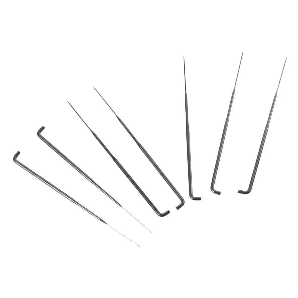 100Pcs Silver Felting Needles 3.07 Inch Iron Needle Felting Needles Doll Hair Rooting Tool DIY Wool Felting Tools