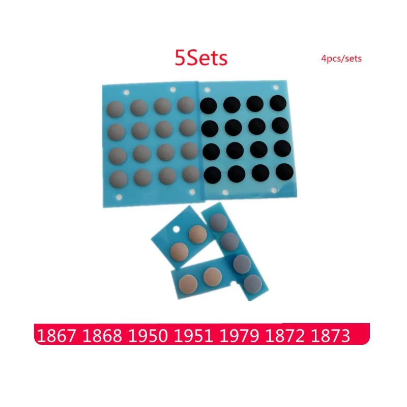 5Sets Foot Pad For Microsof Surface Laptop 3 4 5 Bottom Case Rubber Feet 1872 1868 1951 1867 1950 1979 Sliver Gold Blue Black