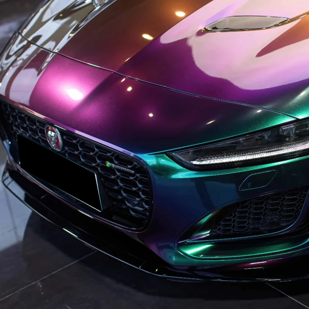 

PET Liner Magic Prasinous Red Car Stickers Cool Wrapped Film Auto Decal