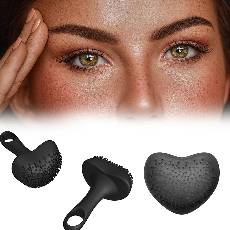 Aux Freckles Silicone Stamp Natural Lifelike Fake Freckles Makeup Brush Soft Women BEAUTY Freckle Dot Spot Auxiliary Makeup Tool