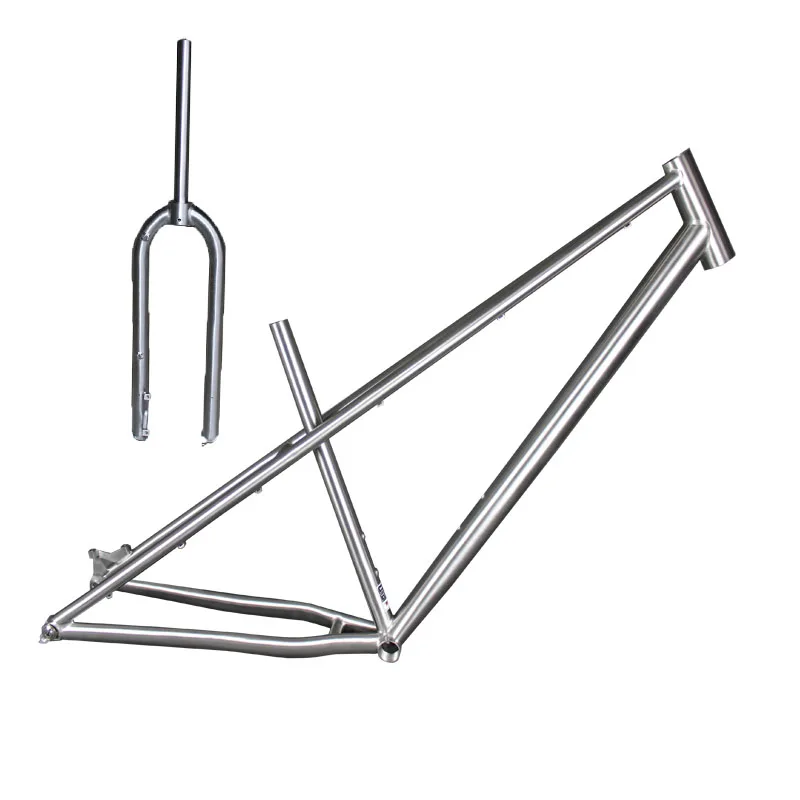 XACD Made Titanium MTB Bike Frame With Thru Axle Dropouts And Fat Wheel
