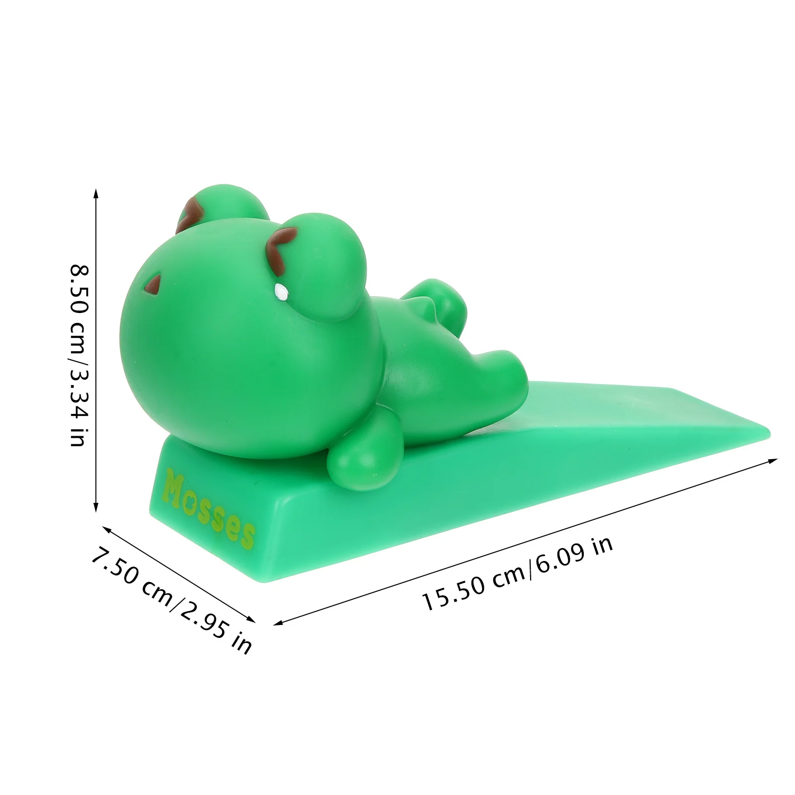 Klinowy stoper do drzwi antypoślizgowy, wytrzymały ochraniacz ściany, miękka poduszka, blokada podłogi, idealny do sypialni i mieszkania.