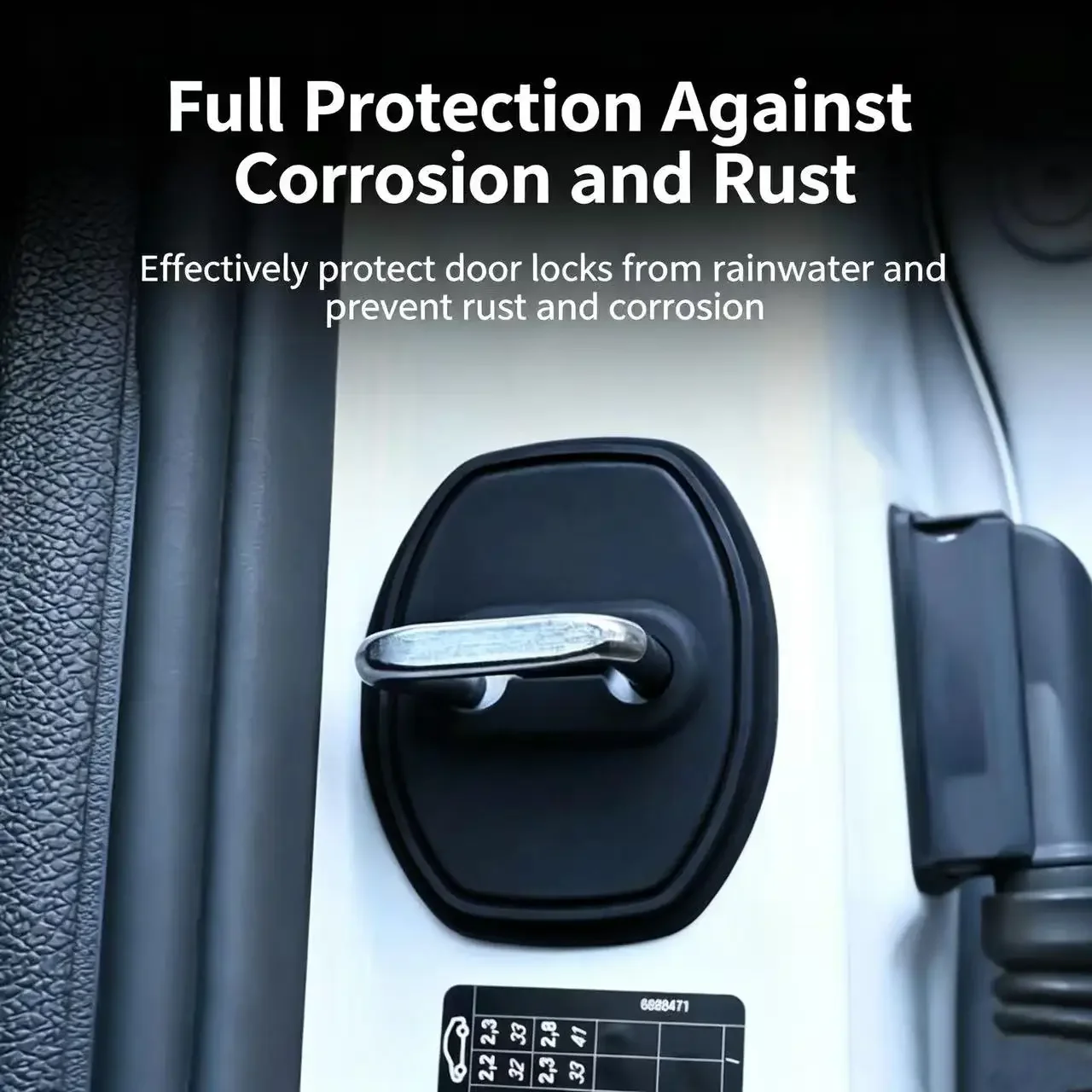 Car Door Lock Buckle Cover Door Lock Buckle Cover Door Latch Guard For Chery Tiggo 2 3 4 5 6 7 8 3X 5X Pro T11 Arrizo 6 3 Eastar