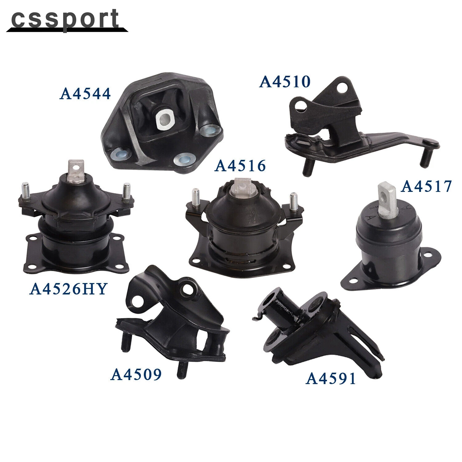 

7pcs Engine Motor & Transmission Mount for 2004-2008 Acura TSX l4 2.4L AUTO