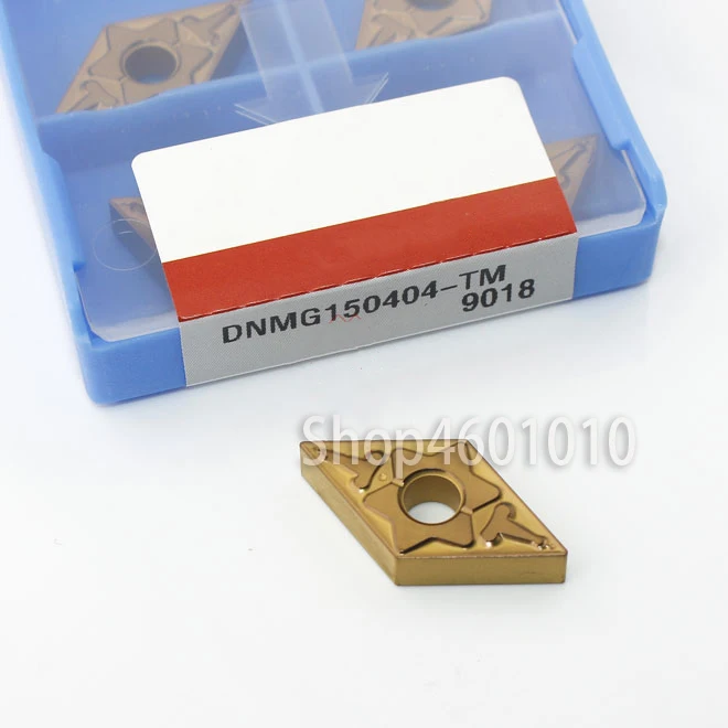 10 Stuks Dnmg150404 08-tm Zm9018 Carbide Draaiende Inzetstukken Voor Staal Voor Mdjnr/L Cnc Draaigereedschap Houder